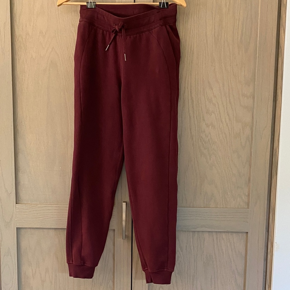 lululemon athletica Burgundy Track Pants
